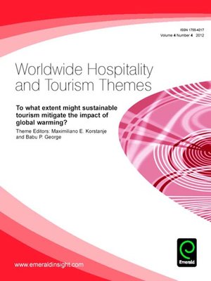cover image of Worldwide Hospitality and Tourism Themes, Volume 4, Issue 4